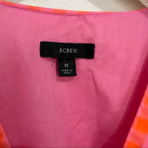 J. Crew Ruffle Wrap Top in Gingham - Picture 5 of 6